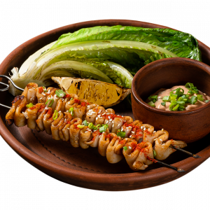 Шашлычки из кальмаров